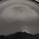 Dinner Plates, Set of 6, 8 inch, Black Porcelain with Gold Trim, Small Plates, Black Ceramic Plates, Ideal for Desserts and Appetizers.