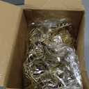 75 Pcs Christmas Glitter Branches 3 Styles Artificial Christmas Picks Berries Stems Pine Needles Floral Twig Spray for Xmas Tree Ornaments DIY Wreath Garland(Gold)