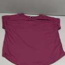 ANRABESS Womens Oversized Tops Summer Short Sleeve T Shirts Basic Solid Boxy Tee Casual Workout Going Out Outfits 2025 Spring (Small, Purple)