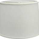 Aspen Creative 32320 Transitional Hardback Empire Shaped Spider Construction Lamp Shade in Off White, 12" Top x 14" Bottom x 10" Slant Height