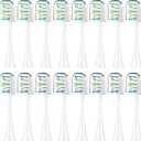 Replacement Toothbrush Heads Compatible with Philips Sonicare：16 Pack Soft Replacement Electric Brush Head for 4100 5100 6100 HX9023/ 65 W Optimal Control Snap-on System（B&W）