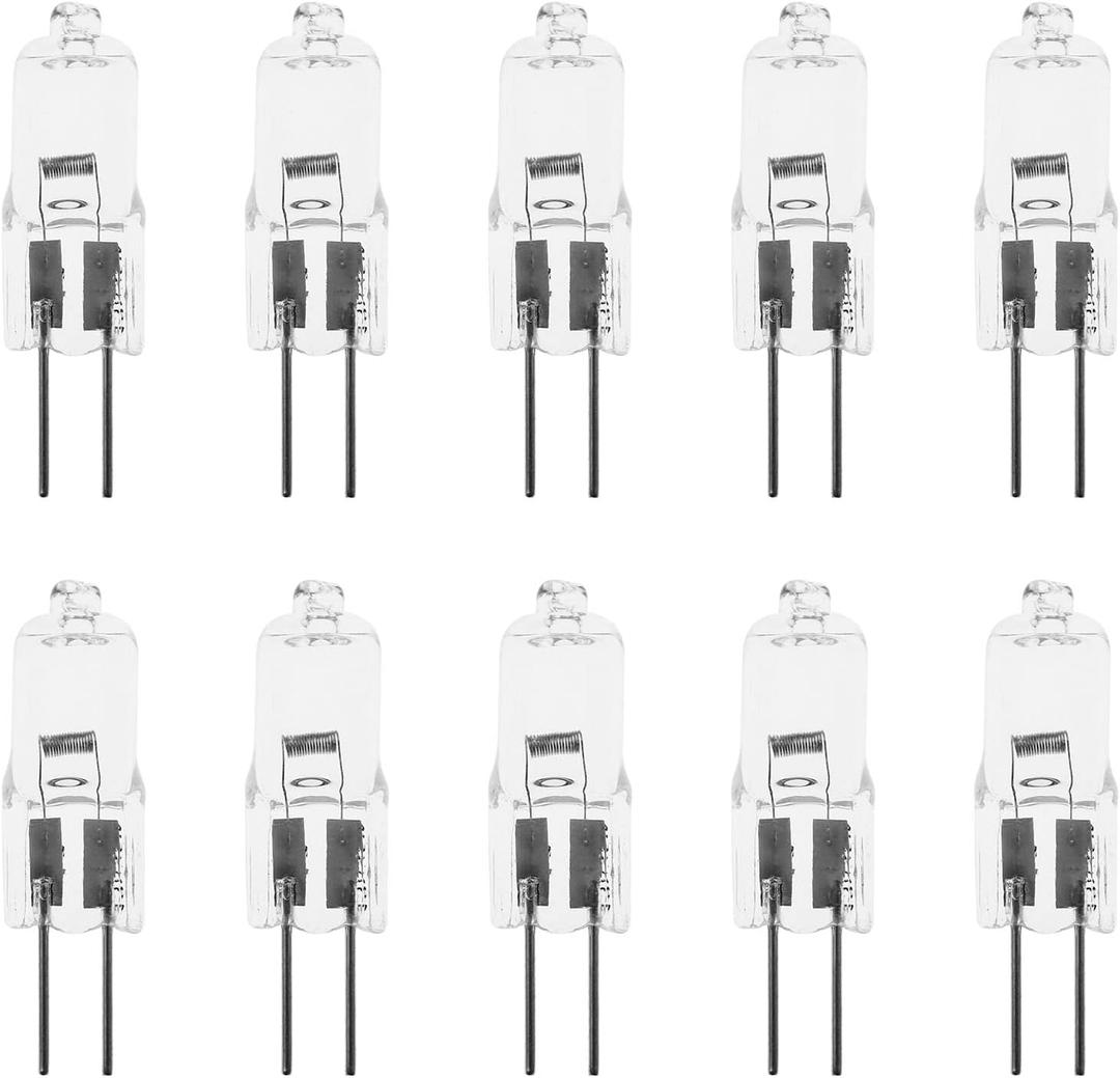 G4 Light Bulb 10pcs G4 12V 35W Bi-Pin Warm White Clear Halogen Capsule Lamp Bulbs Capsule Bulb