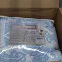chiinvent Oversized King Bedspreads 120x120 Extra Wide Coverlet Sets, 5 Piece Double-Sided Damask Jacquard Large Quilts, Lightweight and Reversible, King/Cal King, Light Blue (King/Cal King(120"x120"), Light Blue)