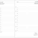newestor 2025-2026 Daily Planner Refill for Mini Binders, Day on One Page, July 2025 to June 2026, 5-1/2" x 8-1/2", 7 Holes