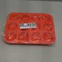 JEWOSTER 12 Cups Silicone Muffin Pan 2 Pack - Cupcake Pan Nonstick Silicone Molds Great for Making Muffin Cakes,Bread, Tart - BPA Free Baking Accessory