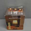 Rechargeable Battery Powered Table Lamp, Wireless LED Lamps, Cordless Touch Lamps, Stepless Dimmable Bedside Lamps, Night Lamp for Bedroom, Dinning Room, Kitchen Decor, Office (Bronze)