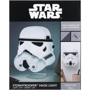 Paladone | Star Wars Stormtrooper Mask Light | Officially Licensed Disney Star Wars Merchandise | Novelty Light | USB & Battery Powered | Desk Lamp | Wall Mountable Light | Movie Gift