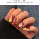 4 x JMEOWIO Gel Nail Stickers Christmas Snowflake Glitter Red Semi Cured Gel Nail Strips Wraps UV/LED Nails Art Design Decoration Accessories