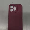 Magnetic for iPhone 16 Pro Case [Compatible with MagSafe][Built-in Camera Lens Protector] Slim Soft Silicone Bumper Shockproof Metallic Luster Phone Case (Burgundy)