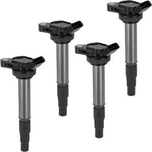 Engine Ignition Coil Packs Set of 4 Compatible with 2009-2017 Toyota Corolla/ 2010-2016 Toyota Prius/Toyota Matrix/Lexus CT200H/ Scion xD, Replaces 90919-02252