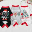Haloumoning Family Christmas Pajamas Matching Sets Xmas PJs Sets Holiday Jammies Sleepwear Grey, Size: 5-6 Years