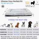 Cat Beds for Indoor Cats Washable Dog Bed Crate pad for Extra Small Dogs Ultra Soft Pet Kennel Pad for Cage Flat Puppy Kitten Cushion Sleeping Mat Anti-Slip Light Grey 22 x 13