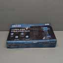 SEESII Cordless Caulking Gun, 21V Battery Powered Caulk Gun, Electric Caulking Gun w/1 x 2.0Ah Batteries,  Caulk Remover Tool, LED Light, Auto Retract for Filling, Sealing (Blue)