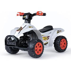 Hot Wheels - 6V ATV Quad for Kids, Powerful and Safe Ride-On Toy with Rechargeable Battery, Forward and Reverse Driving, Max Weight Capacity of 55 LBS, Ages 2-3 Years