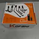 Steel Garage Storage Hooks - 16 Pack Anti-Slip Coating, Heavy Duty Wall Mount Hooks for Hanging Bike, Ladder, Garden Tools (Black)