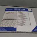 FloorPops FP3298 Foliage Peel & Stick Floor Tiles, Neutral (12"L x 12"W x 0.06"T)