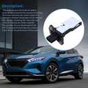 22680-BV80B Mass Air Flow Sensor MAF Meter Sensor for Infiniti 2017-2020 QX60 for Nissan 2016-2018 Altima | 2018-2024 Kicks | 2017-2025 Versa, Replaces 226805RB0A, 22680BV80B, MAS0457, AF10539