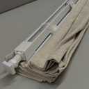 LazBlinds No Tools No Drill Cordless Roman Shades for Windows, Blackout Thermal Insulated UV Blocking Window Blinds, Room Darkening Fabric Blinds for Indoor Windows, 35'' W x 64'' H, Beige