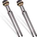 2 Pack HE 55220 Titanium Water Heater Element, Screw in 5.5KW 220V Replacement Part. Compatible with Ecosmart ECO POU 6 ECO 8 ECO 11 Smart Electric Tankless Water Heater Heating Element