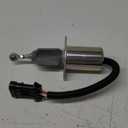 HOLDWELL Shut Off Solenoid 3935649 for 94-98 Dodge RAM Engine 5.9L Cummins 4B 6B 6C 3" Mounting Flange (Flat pins)