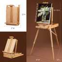 MEEDEN Art Set with French Easel for Professional Artist, Supplies Acrylic Painting(10-60ML) Kit with Paintbrushes for Adults, Pre-Painter and Canvas Drawing Starter-Prime Art Series