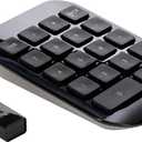 Targus Wireless Numeric Keypad, Black - Nano USB Receiver, Full-Size Keys for Increased Accuracy, Battery Life Indicator - Supports Windows, macOS, and Chromebook (AKP11US)