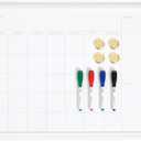 U Brands Magnetic Dry Erase Calendar Whiteboard for Wall, White Board 24x18