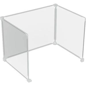 Lurrose Desk Dividers for Students: Transparent Shelf Dividers - Privacy Folders for Students - Desk Privacy Panel - Teacher Supplies for Classroom Home Office