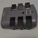 Belkin Power Strip Surge Protector - 6 Rotating AC Multiple Outlets, Flat Pivot Plug - Heavy Duty Wall Outlet Extender for Home, Office, Travel, Computer Desktop & Phone Charging Brick (1,080 Joules)