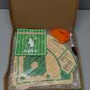 Baseball Board Game,Baseball Dice Board Game,Solid Wood 20mm Thick,10 Pieces and Dice,Markers,Manual Included,Portable