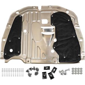 Engine Splash Guard Under Car Shield Cover Board with Screws and Clips Compatible with Honda Civic 2016-2021 Lower Engine Splash Guard Under Car Shield Cover Board#74110-TBA-A00 90674-TY2-A01