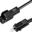 6.6 Feet Power Cord for Recliner Chair, 2 Pin Connector Power Extension Cable for OkinLimossLazboyPrideCatnapper Electric Lift Chair, Recliner Sofa, Electric Couch Extension Cord Replacement Parts