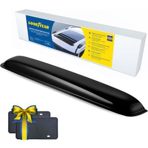 Goodyear Shatterproof Sunroof Wind Deflector 42.5", Tinted Sun and Moonroof Visor for Deflecting Noise, Rain, and Windy Weather, Car Accessories, Sun Shade Light Tint - GY004902