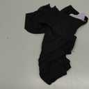 MANGOPOP Square Neck Long Sleeve Short Sleeve Bodysuit for Women Mesh Ruffle Sleeves Going Out Tops (X-Large)