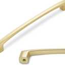6 Pack 7.5 Inch Brushed Brass Kitchen Cabinet Handles