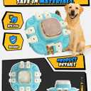 puppyspout Dog Puzzle Toy2 Levels for Smart Dogs, Slow Feeder with Button for IQ Training and Mental Enrichment