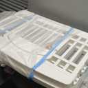 IRIS USA Dog Playpen with Door, 24 4 Panel Pet Exercise Pen  Indoor Outdoor Puppy Play Pen, Portable Plastic Pet Fence for Small Medium Dogs, Foldable 35 x 35 x 24, White