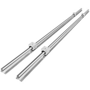 OrangeA Linear Rail 2PCS SBR16-2000mm, 2xLinear Guide Rails and 4X Square Type Carriage Bearing Blocks,CNC Rail Kit OrangeA Linear Rail 2PCS SBR16-2000mm, 2xLinear Guide Rails and 4X Square Type Carriage Bearing Blocks,CNC Rail Kit