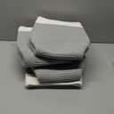 4 Pack Storage Baskets for Organizing, Woven Baskets for Shelves - Perfect for Toys, Books, Towels, and Clothes, Durable Gift Basket Bins Toy Storage, 12.7''L x9''W x7.8''H, Grey and White