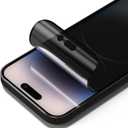 RhinoShield 3D Impact Privacy Screen Protector Compatible with [iPhone 14 Pro] | Ultra Impact Protection - 3D Curved Edges for Full Coverage - Alignment frame Easy Installation