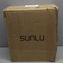 SUNLU 3D Printer Filament 10kg Bundle, Neatly Wound PLA Filament 1.75mm 0.02mm, 1kg per Spool, Pack of 10. (5 spools of Black and 5 spools of White)