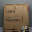 43lb Patio Umbrella Base Stand, Outdoor Square Concrete Stand Heavy Duty Market Umbrella Pole Holder, Black