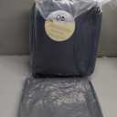 Monbix King Size Comforter Set - 7 Pieces Bed in a Bag King, Blue Gray Bedding Sets with Comforter, All Seasons Comforter Bed Set with Sheets, Pillowcases & Shams (King(102"X90"))