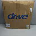 ‎Drive Medical 11148-1 Folding Steel Bedside Commode Chair, Portable Toilet, Supports Individuals Weighing Up To 350 Lbs, with 7.5 Qt. Bucket and 13.5 Inch Seat, Grey