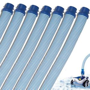 ZVJV 7 Pack Premium R0527700 Pool Cleaning Vacuum Hoses, Fast Twist Lock Hose Replacement Kit Compatible with Zodiac Baracuda MX6,MX8,X7,T3,T5 Swimming Pool Cleaner