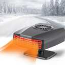 Portable Car Heaters for Vehicle - 12V Car Heater that Plugs into Cigarette Lighte, 2 in 1 Fast Heating and Cooling Fan Car Windshield Defogger for Cars SUV Trucks