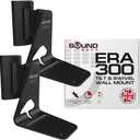 ERA300 Wall Mount Bracket, Tilt and Swivel, Black, Twin (2pcs), Compatible with Sonos ERA 300, Effortless Installation, Includes Mounting Kit, Double, Pair