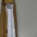 Closet Rods for Hanging Clothes, 1.3 Inch Diameter Heavy Duty Closet Rod 17-39 Inch Adjustable Clothes Hanging Bar Matte White Shower Curtain Rods for Closet, Wardrobes, Bathroom, Windows