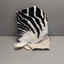Zebra Print Rug Faux Animal Cowhide Skin Area Rug Leather Carpet Mat Large Size for Home Office Livingroom 7.9'x5.6'