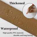 2 x Floor Transition Strip Self Adhesive Flat Laminate Floor Cover Strip Carpet to Tile Transition Strip for Laminate Flooring Vinyl Floor Transition Strip Threshold Strip Home Improvement(Brown,6.56Ft)